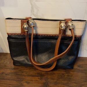 Brighton Black and Brown Purse